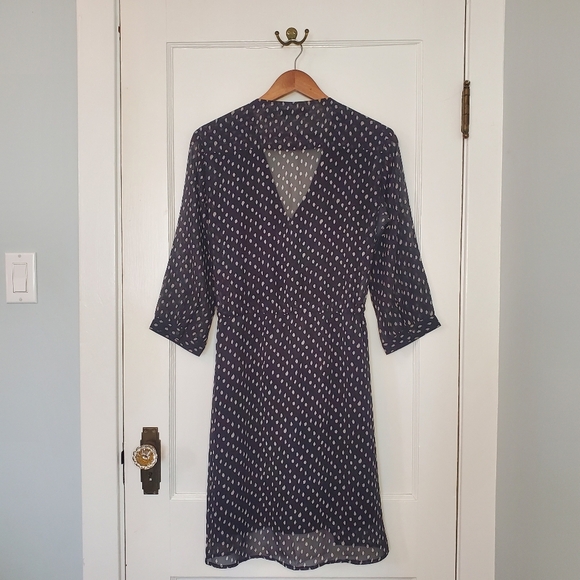 Kersh Asymmetrical Dress - Size L - Navy - Picture 6 of 7